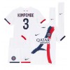 Paris Saint-Germain Presnel Kimpembe #3 Auswärtstrikot 2024-25 Kurzarm (+ kurze hosen)